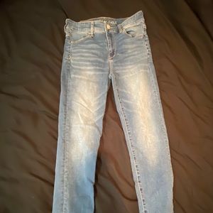 American eagle straight leg jeans size 10 long